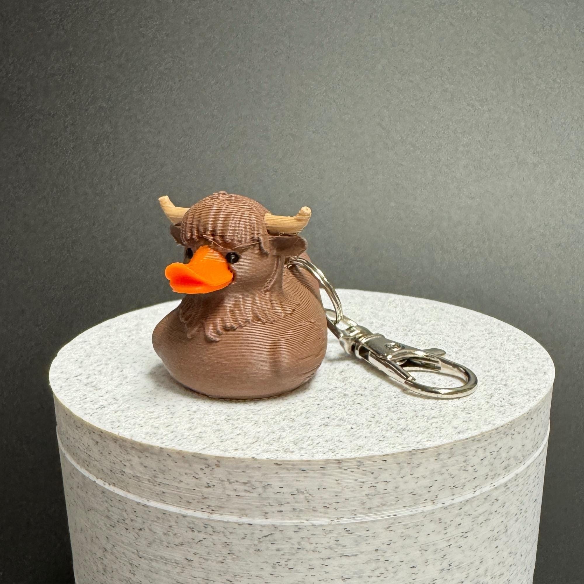 Mini Duck Keychain | Cute Bag Charm, Backpack Zipper Pull, Cruise Souvenir & Ducking Gift
