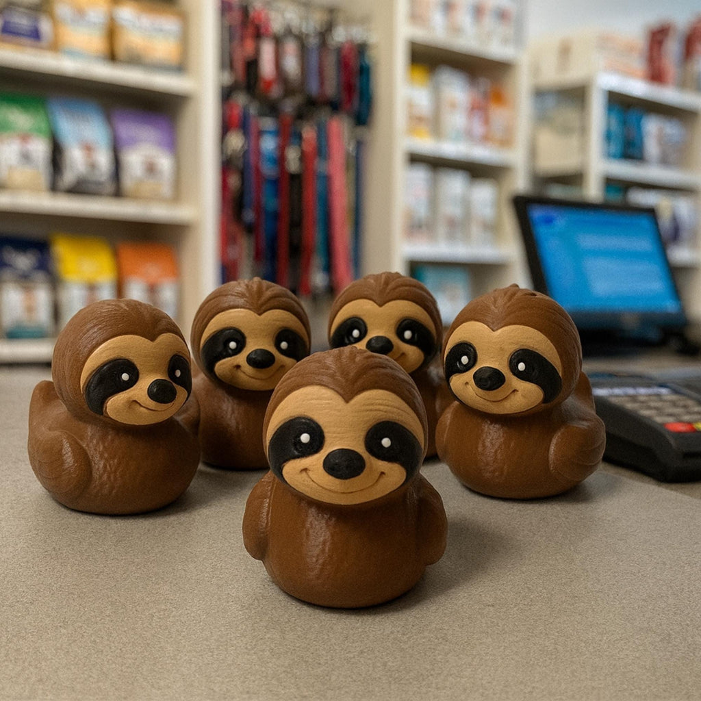Sloth Duck | 4x4 Ducking & Cruise Hide & Seek Gift, Desk Accessory & Funny Animal Decor