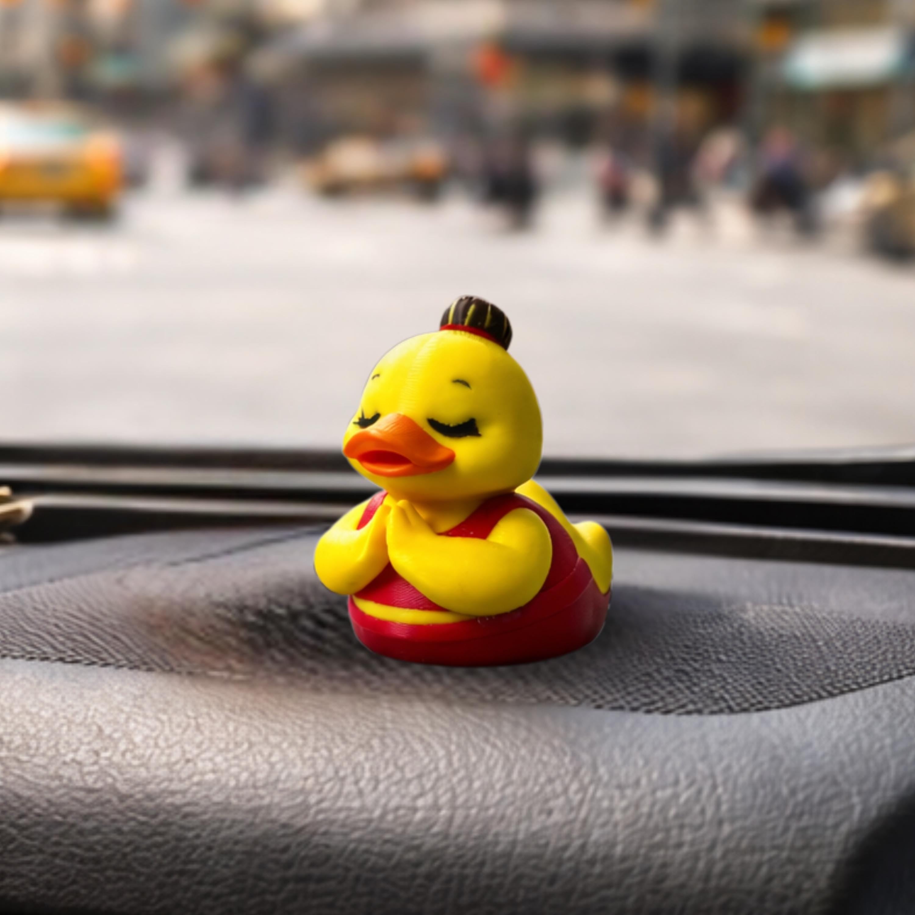 Yoga Duck | Fitness Gift, Zen Desk Buddy, Dashboard Decoration & 4x4 Ducking Accessory