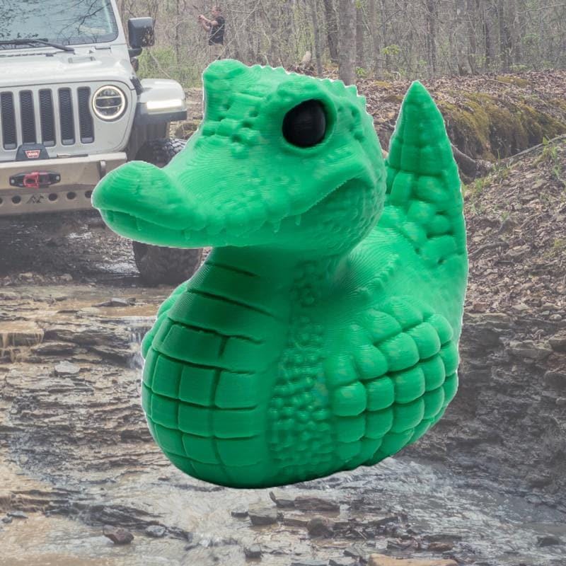 Gator Duck - Cruise Hide Seek Game & 4x4 Ducking Gift Swamp Animal Dashboard Decoration Travel Souvenir