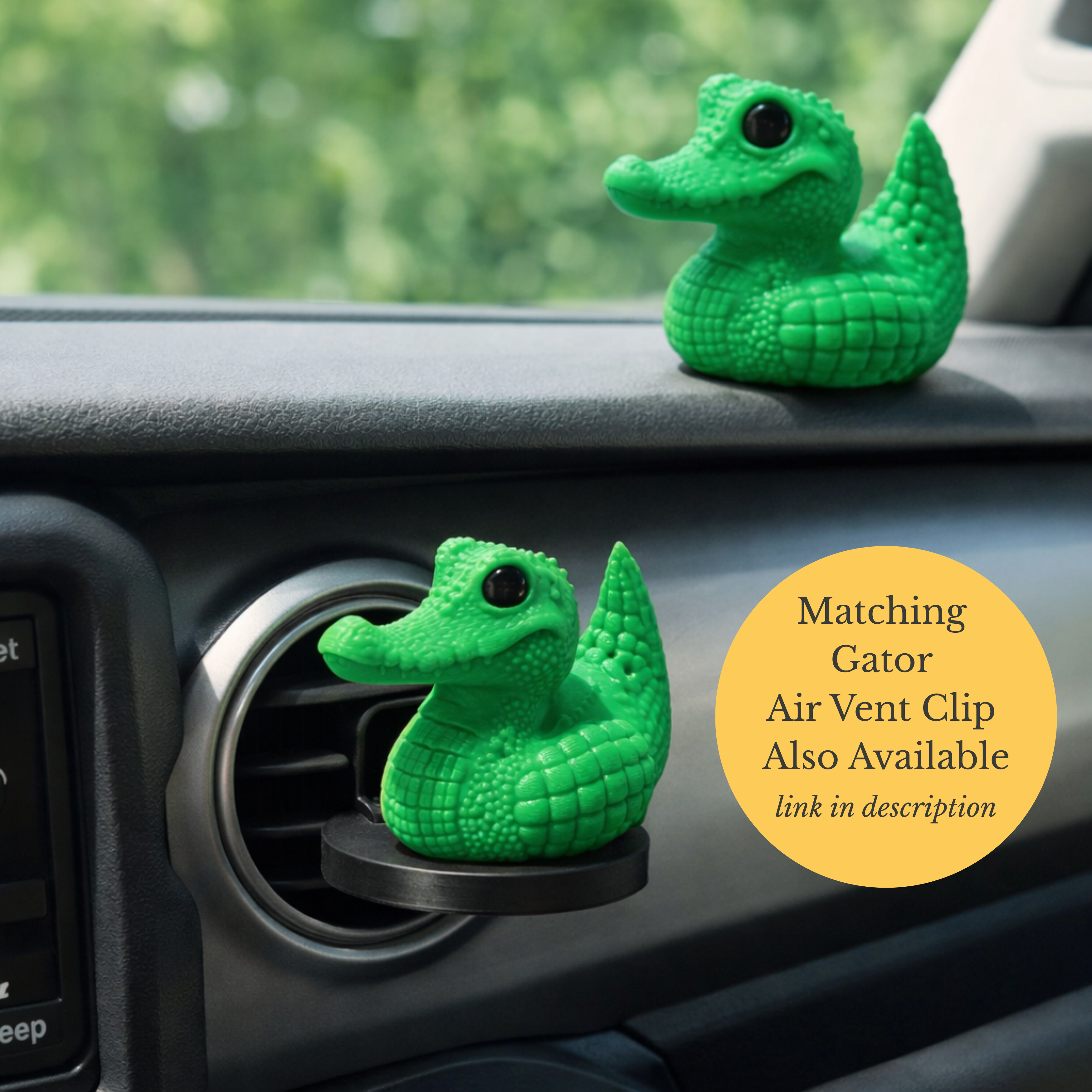 Gator Duck - Cruise Hide Seek Game & 4x4 Ducking Gift Swamp Animal Dashboard Decoration Travel Souvenir