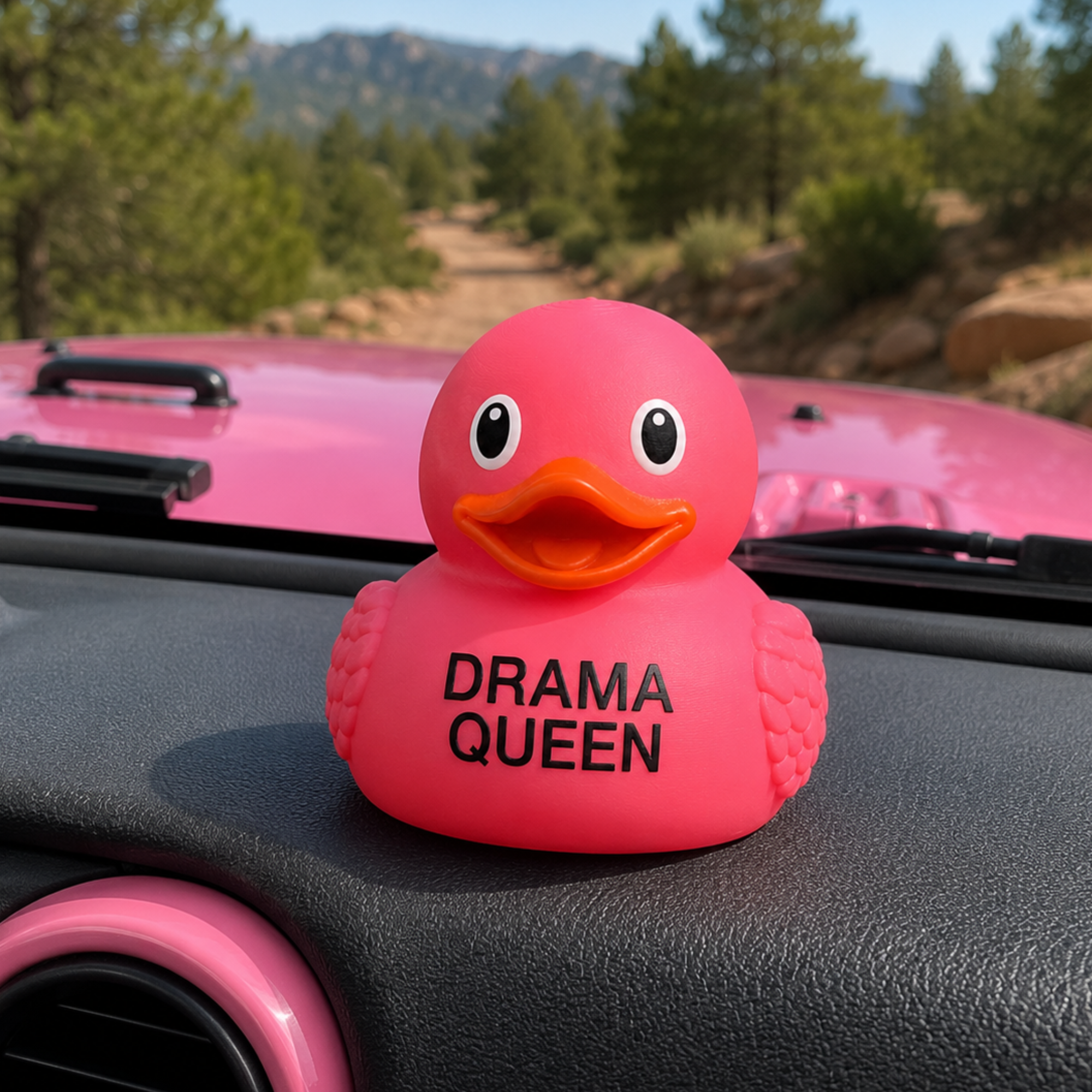 Offroad Tradition Duck Gift Custom Dashboard Accessory Jeep Community Present 3D Printed Vehicle Decoration Personalized Trail Companion Adventure Enthusiast Collection Hide And Seek Game Dashboard Display Perfect Jeep Owner Gift Birthday