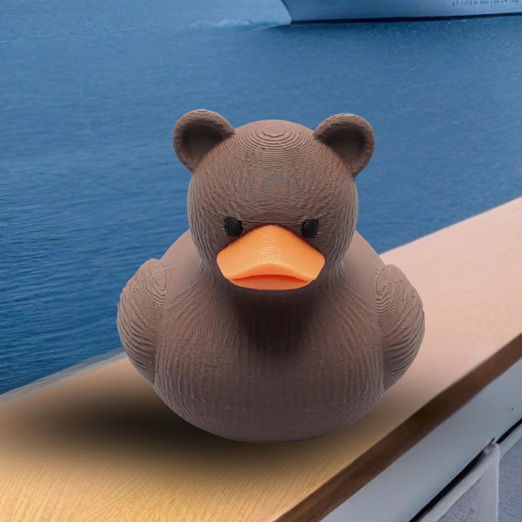 Bear Duck | 4x4 Ducking & Cruise Hide & Seek Gift, Woodland Party Favor & Alaska Souvenir