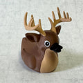 Whitetail Deer Duck - 4x4 Ducking Gift Hunting Cabin Decor Dashboard Decoration Hunter Gift Buck Antler