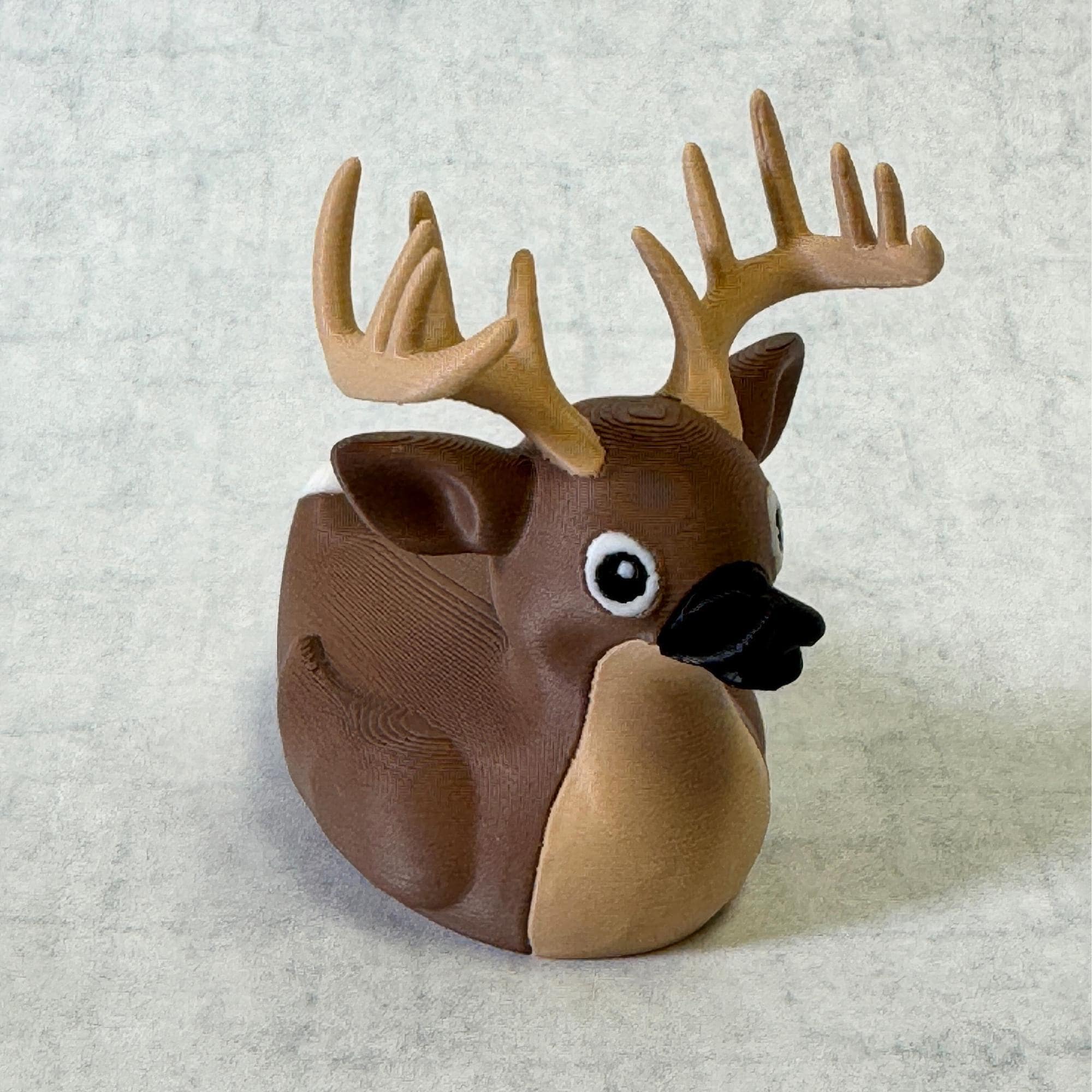 Whitetail Deer Duck - 4x4 Ducking Gift Hunting Cabin Decor Dashboard Decoration Hunter Gift Buck Antler