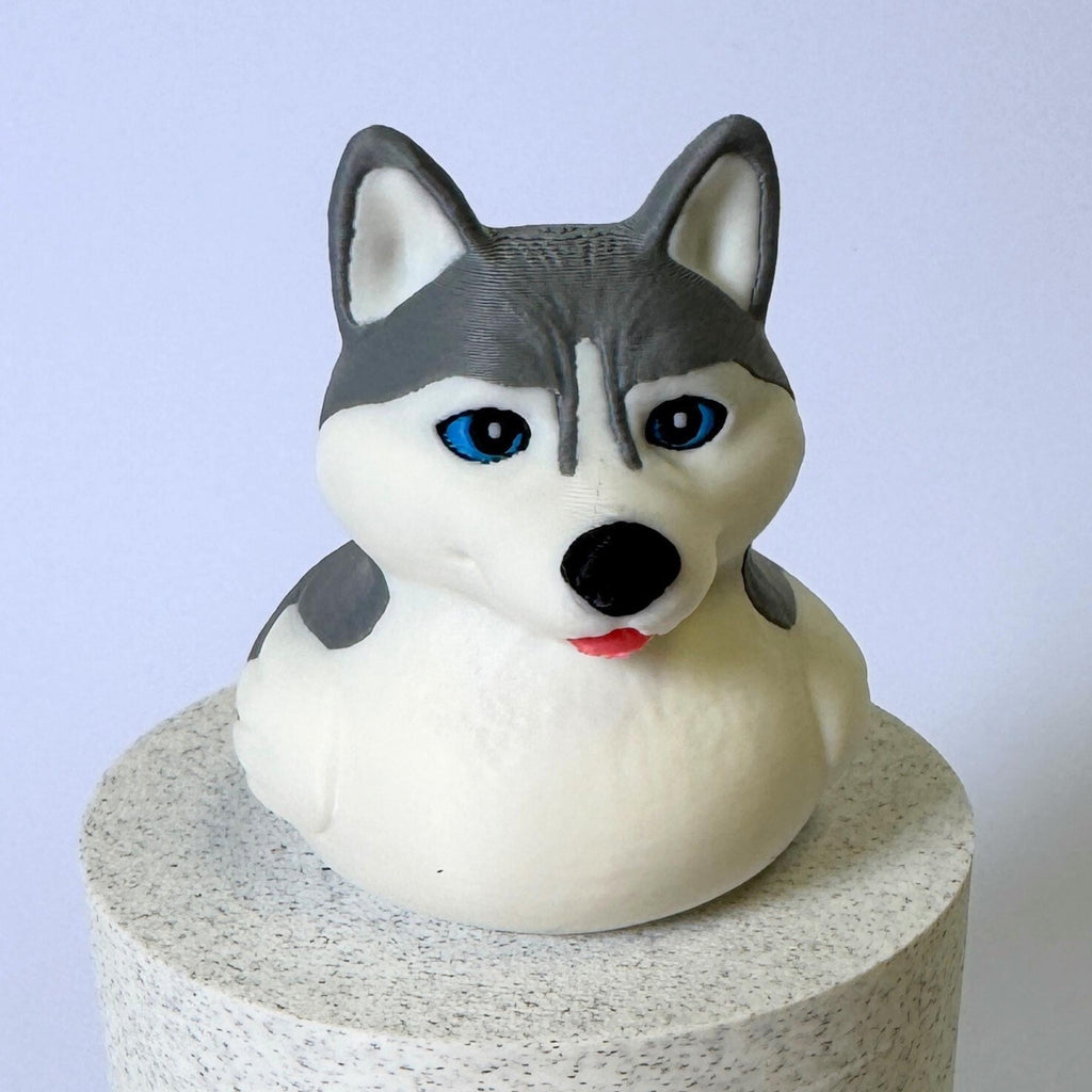 Husky Dashboard Duck Vehicle Decoration 4x4 Accessory Dog Themed Adventure Gift Alaska Cruise Hide Seek Surprise Desk Decor Gift for Him