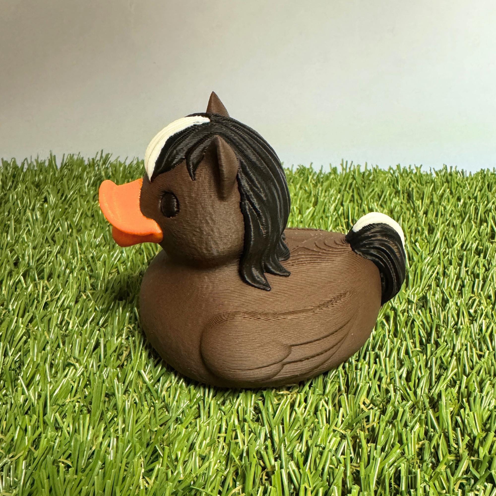 Horse Duck - Farm Animal Gift & 4x4 Ducking Dashboard Decoration Western Rodeo Party Favor Country Decor