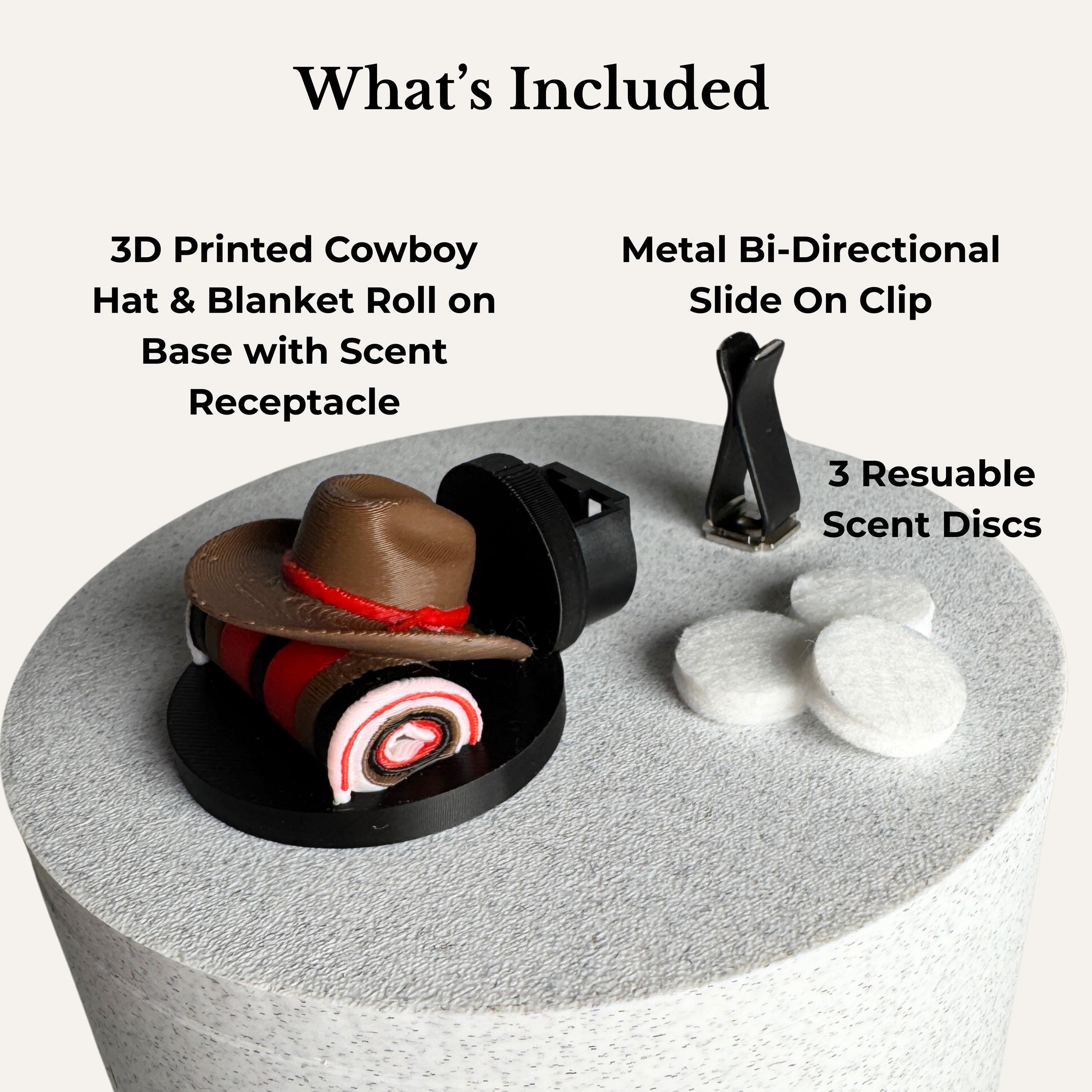 Cowboy Hat Vent Clip Air Freshener for Car, Truck & Home