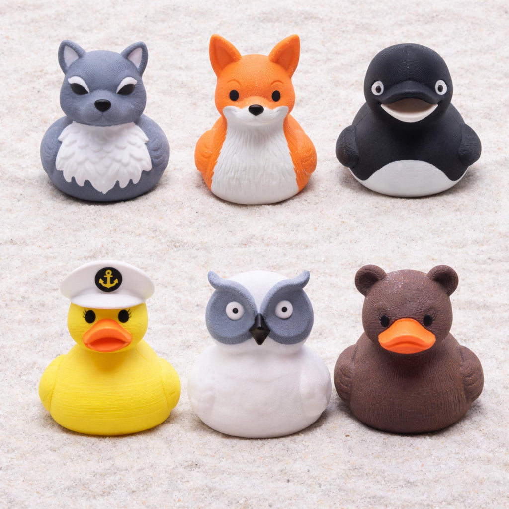 Alaska Cruise Duck Kit | 6 Wilderness-Themed Ducks, Hide & Seek Game & Vacation Souvenir