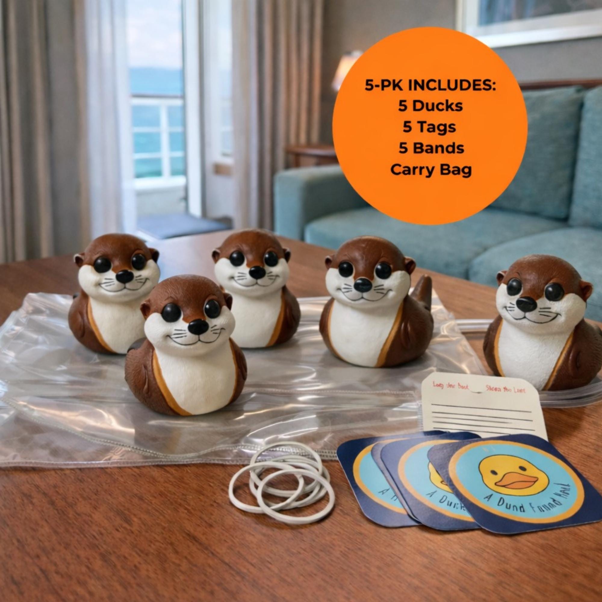 Otter Duck | 4x4 Ducking & Cruise Hide & Seek Gift, Dashboard Decoration & Cabin Decor