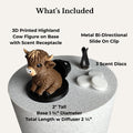 Highland Cow Vent Clip Air Freshener for Car & Home AC