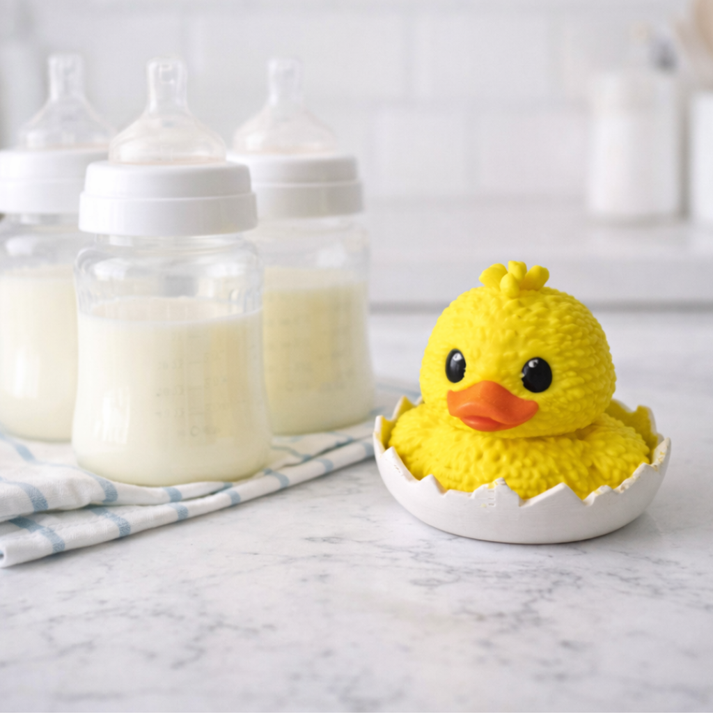 Duck Baby Shower Favor – 3d Printed Hatching Duckling Keepsake & Cake Topper