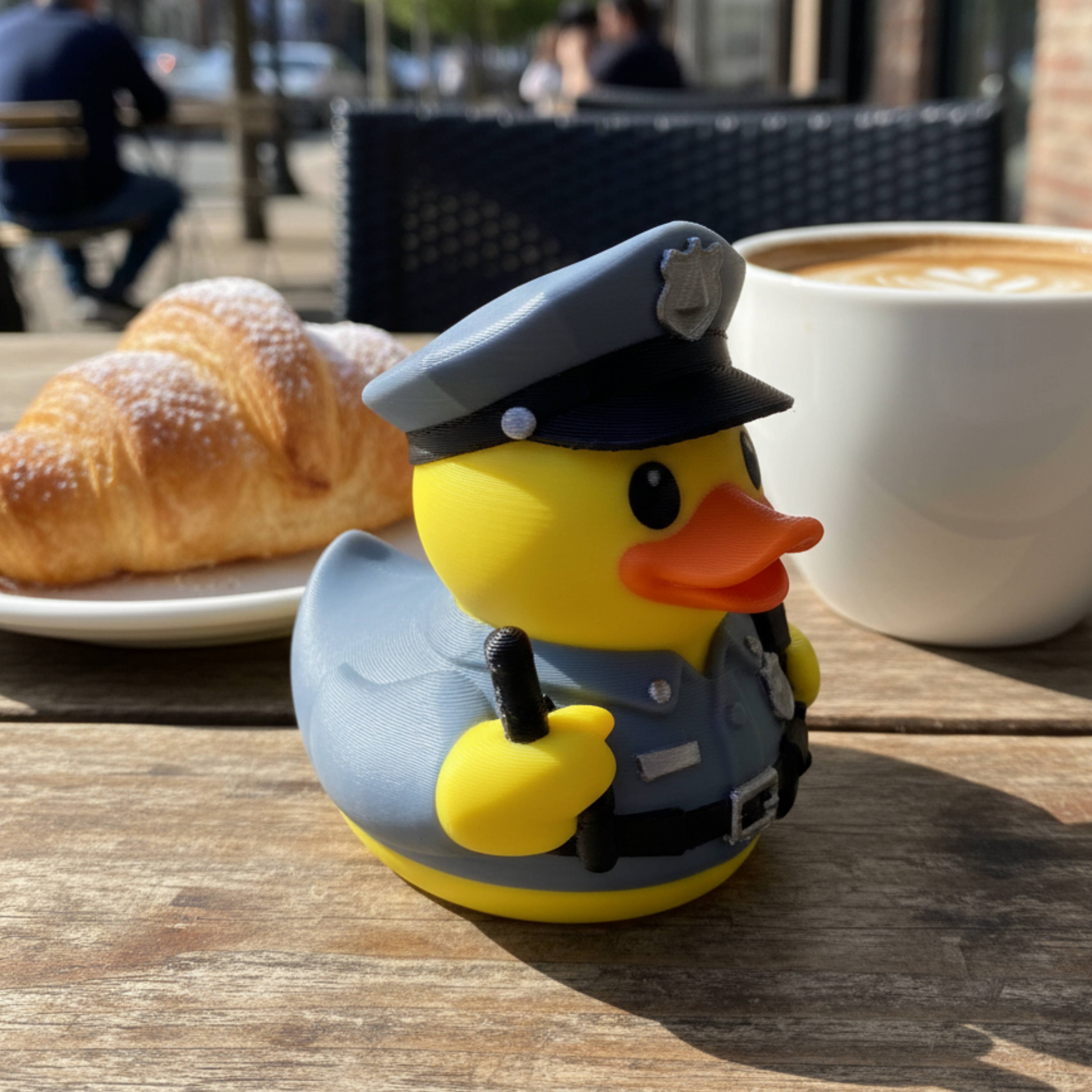 Police Duck Car Decoration – Dashboard Buddy for Law Enforcement Gift