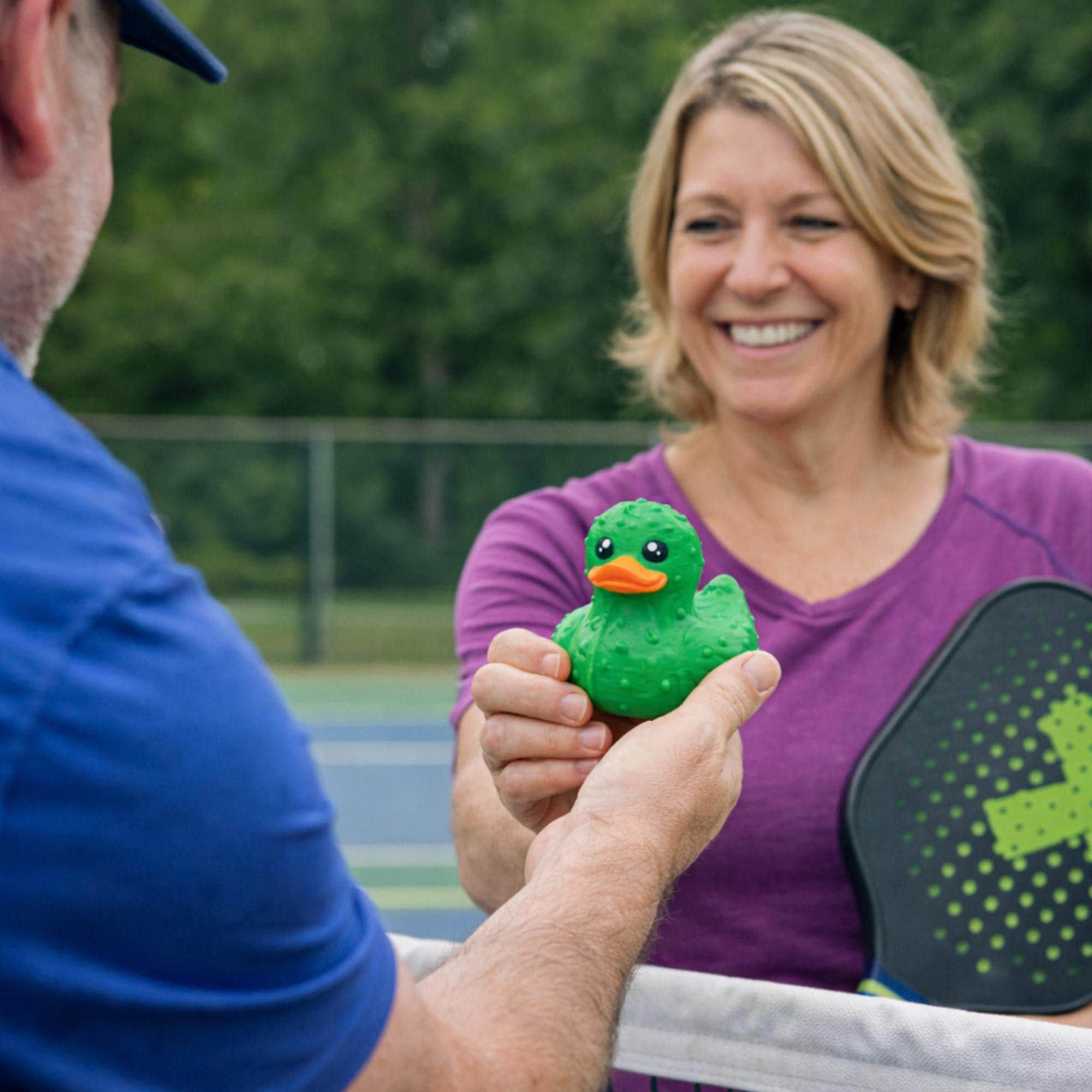 Pickleball Duck | Cruise Hide & Seek Gift, Pickleball Party Favor & Collectible Novelty