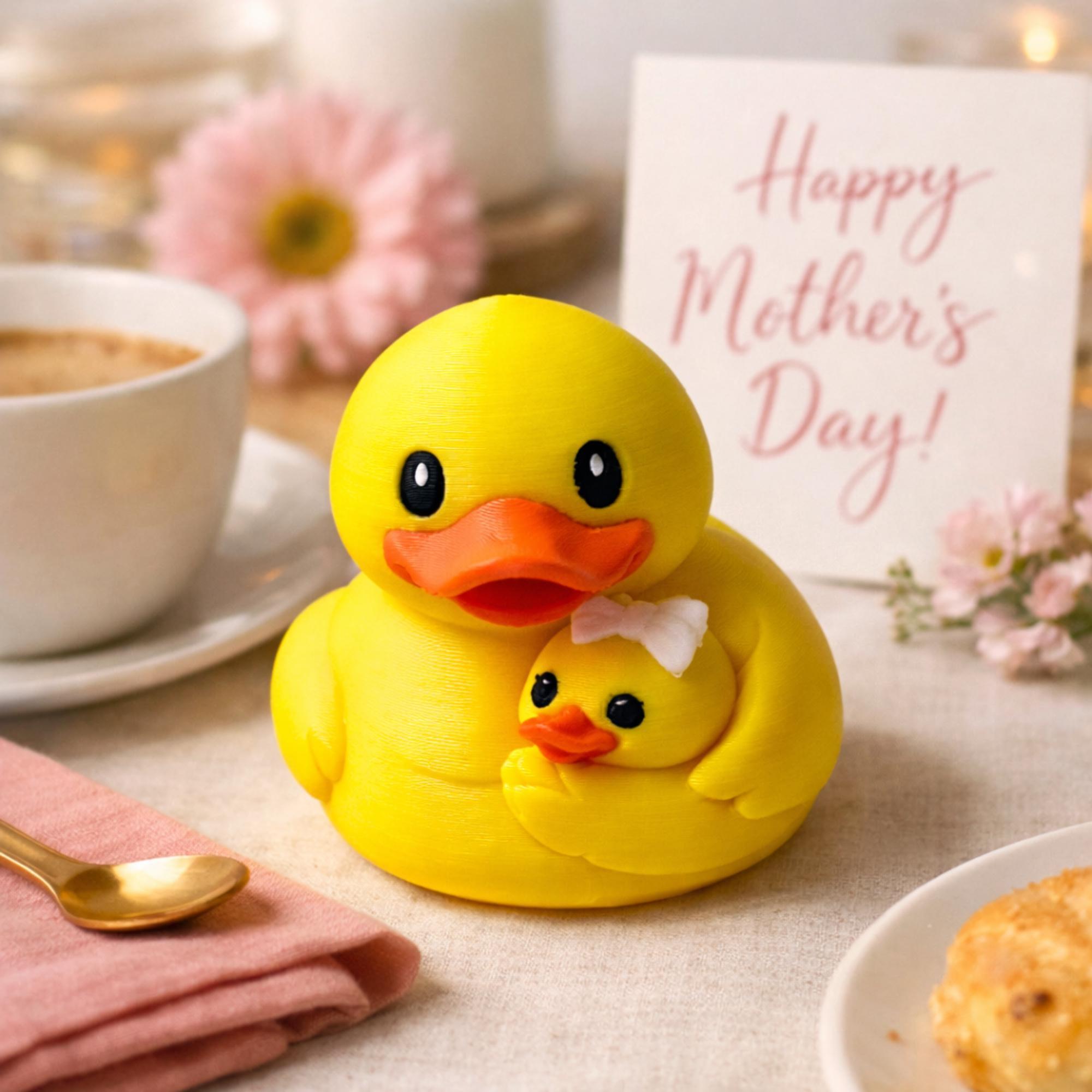 Mother & Baby Duck | Mom Gift, Nursery Decor & Maternal Love Keepsake Figurine
