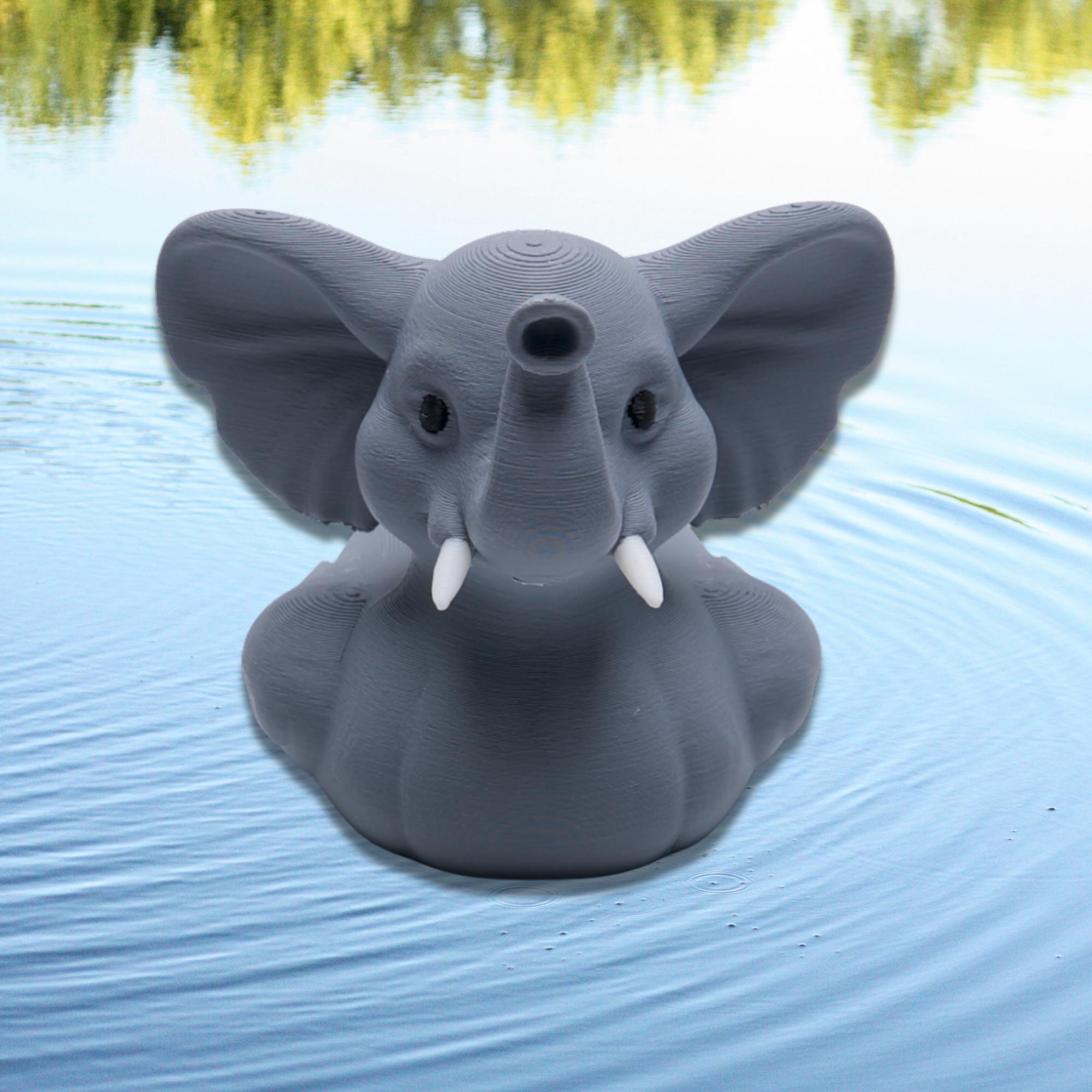 Elephant Duck - Cruise Hide Seek Game & 4x4 Ducking Gift Safari Animal Dashboard Decoration Vacation Souvenir