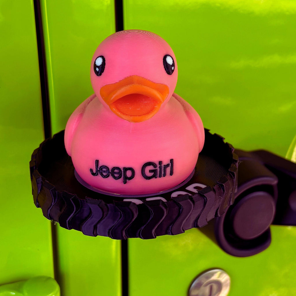 Custom 3D Printed Duck Personalized Name Duck Custom Text Duck Jeep-4x4 Dashboard Ducking Accessory Birthday Gift Funny Duck Unique Gift