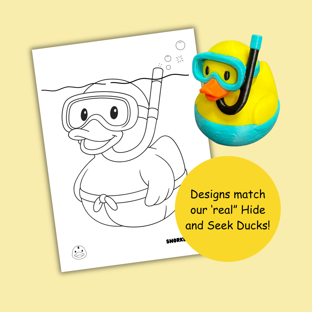 Cruise Duck Coloring Book | Printable Kids Activity, Family Fun & Vacation Memory Keepsake