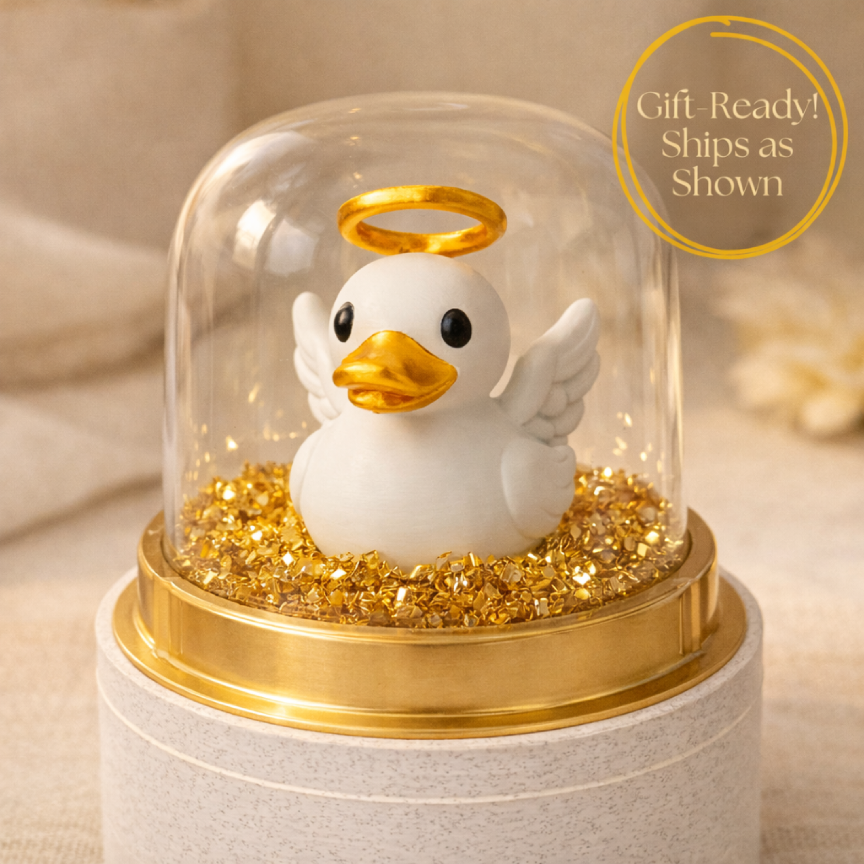Guardian Angel Duck - Car Dashboard Driver Protection Gift Keepsake Memorial