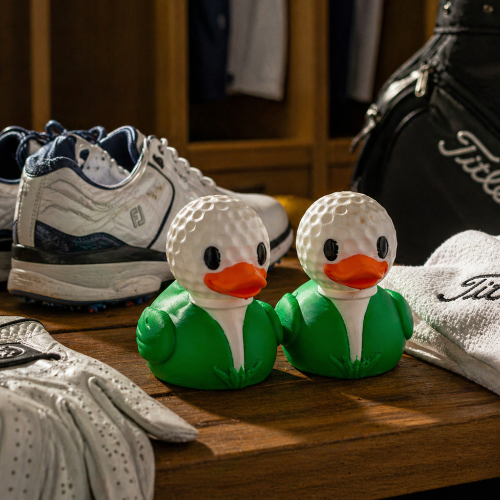 Golf Ball Duck Dashboard Accessory – Funny Car Gift for Golfers