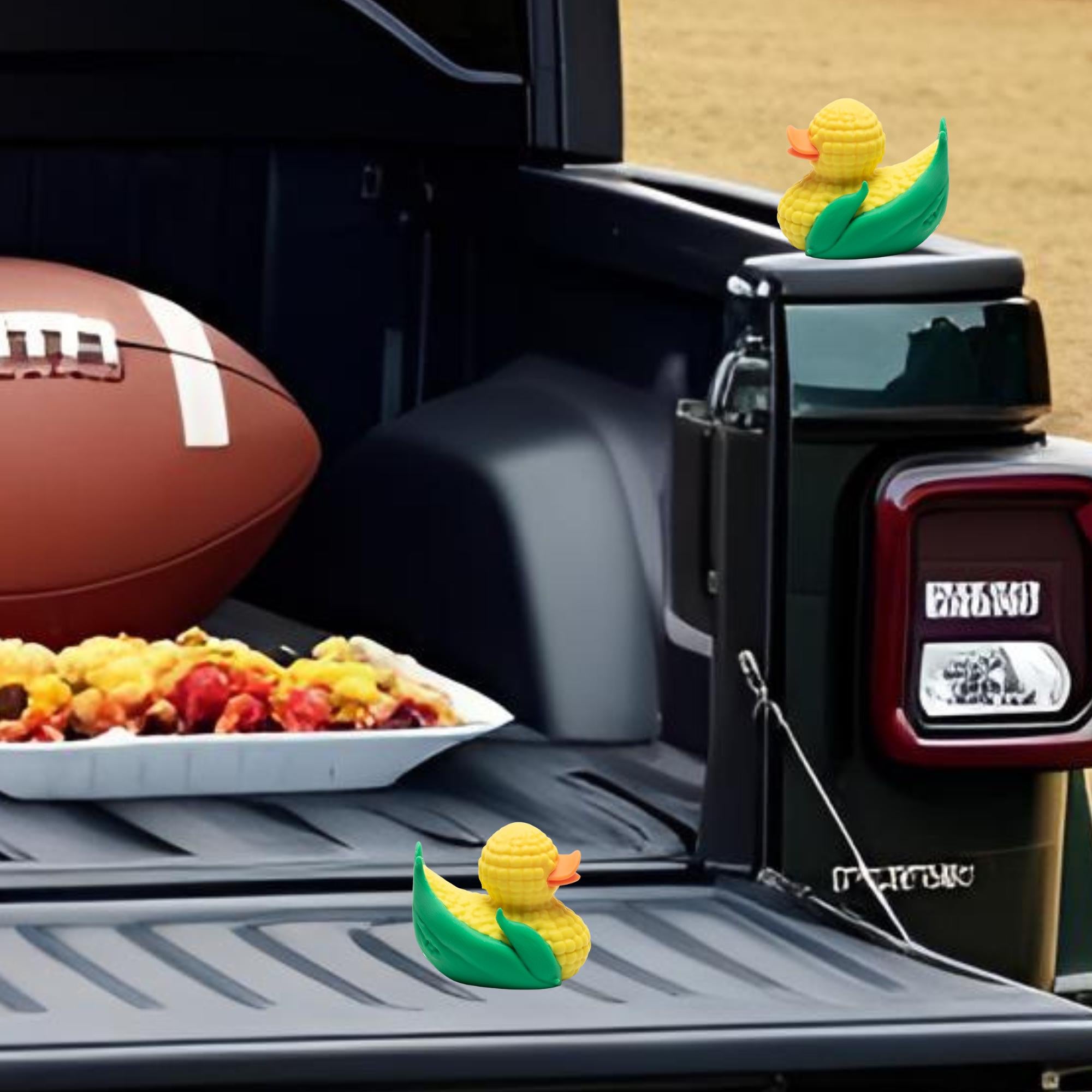 Corn Duck - Farm Gift & 4x4 Ducking Dashboard Decoration Thanksgiving Party Favor Country Harvest Decor