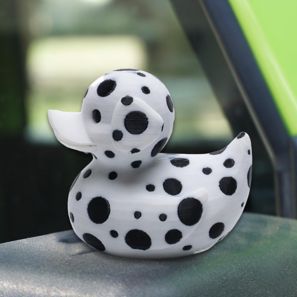 Dalmatian Duck Dashboard Decoration Firefighter Gift Fireman Appreciation Jeeping Ducks Party Favor Gifts Kids Adventure Car Mirror Ducking