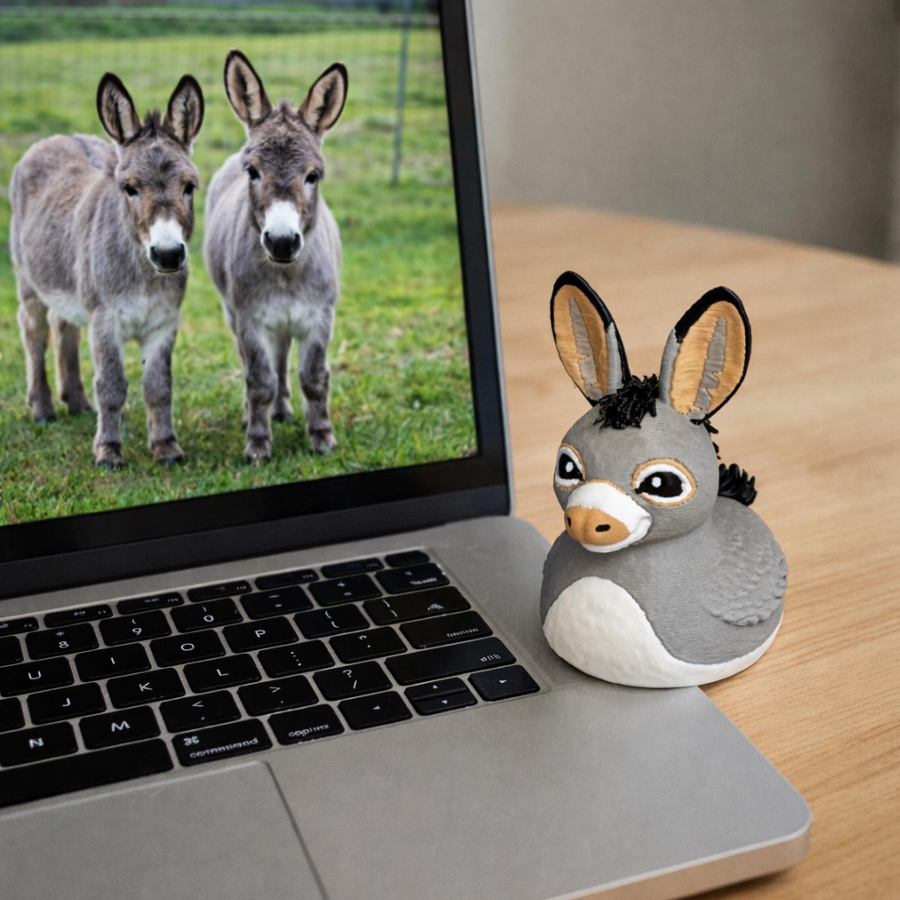 Miniature Donkey Duck | 4x4 Ducking & Cruise Hide & Seek Gift, Dashboard Decoration & Country Decor