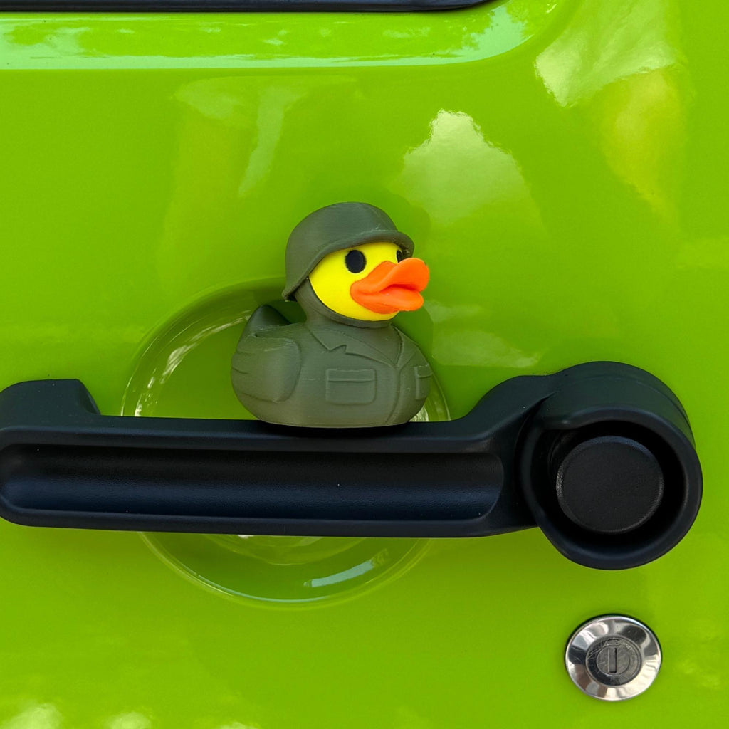 Military Duck | Patriot Gift, Boot Camp Graduation, Dashboard Decoration & 4x4 Ducking Accessory