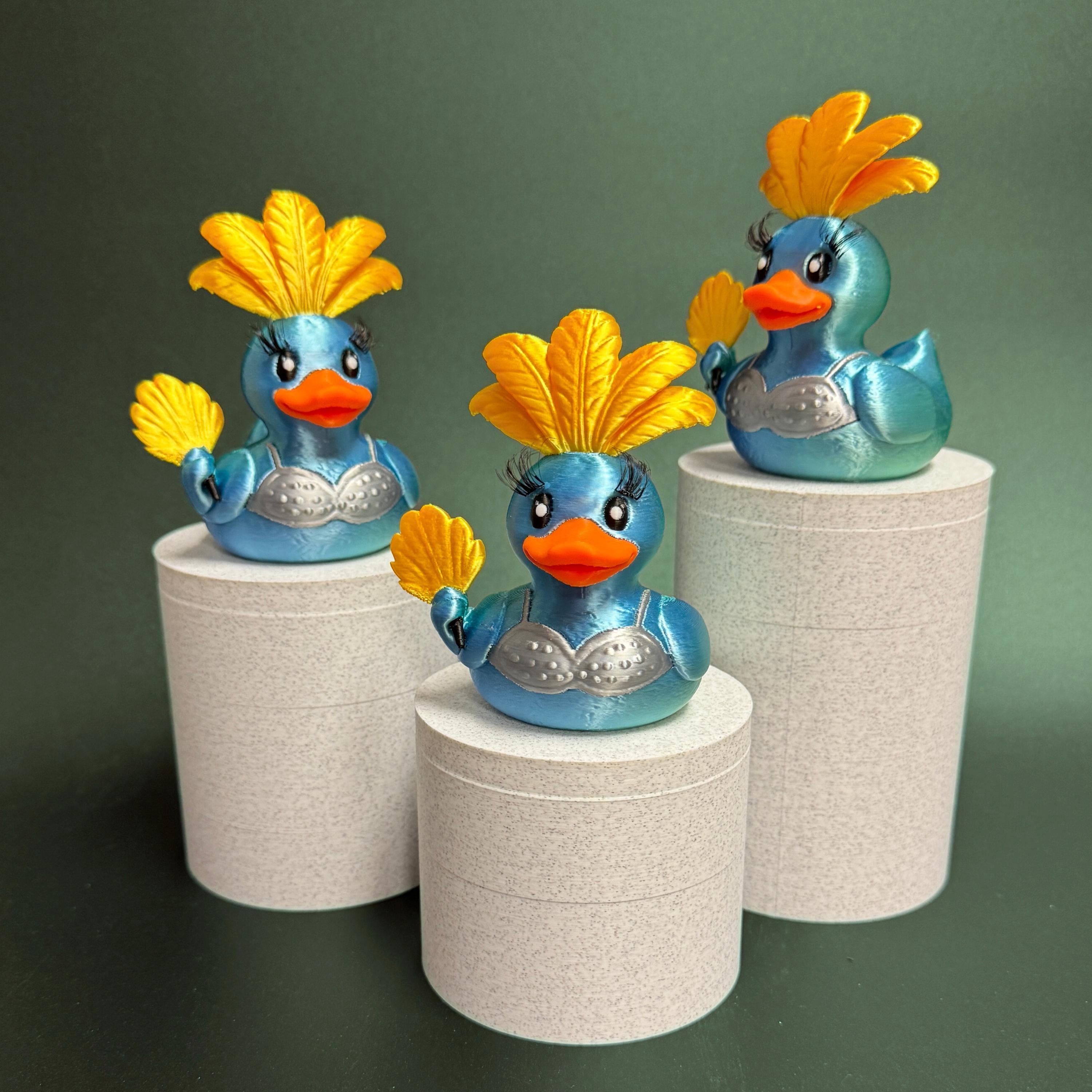 Music Duck Collectible Concert Themed Shelf Display Piece Decoration Inspired Pop Culture Memorabilia Gift Teen Bedroom Accessory Showgirl