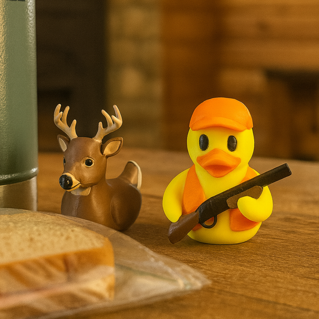 Duck Hunter - Hunting Gift & 4x4 Ducking Dashboard Decoration Cabin Decor Waterfowl Collectible Camouflage