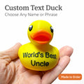 Custom 3D Printed Duck Personalized Name Duck Custom Text Duck Jeep-4x4 Dashboard Ducking Accessory Birthday Gift Funny Duck Unique Gift