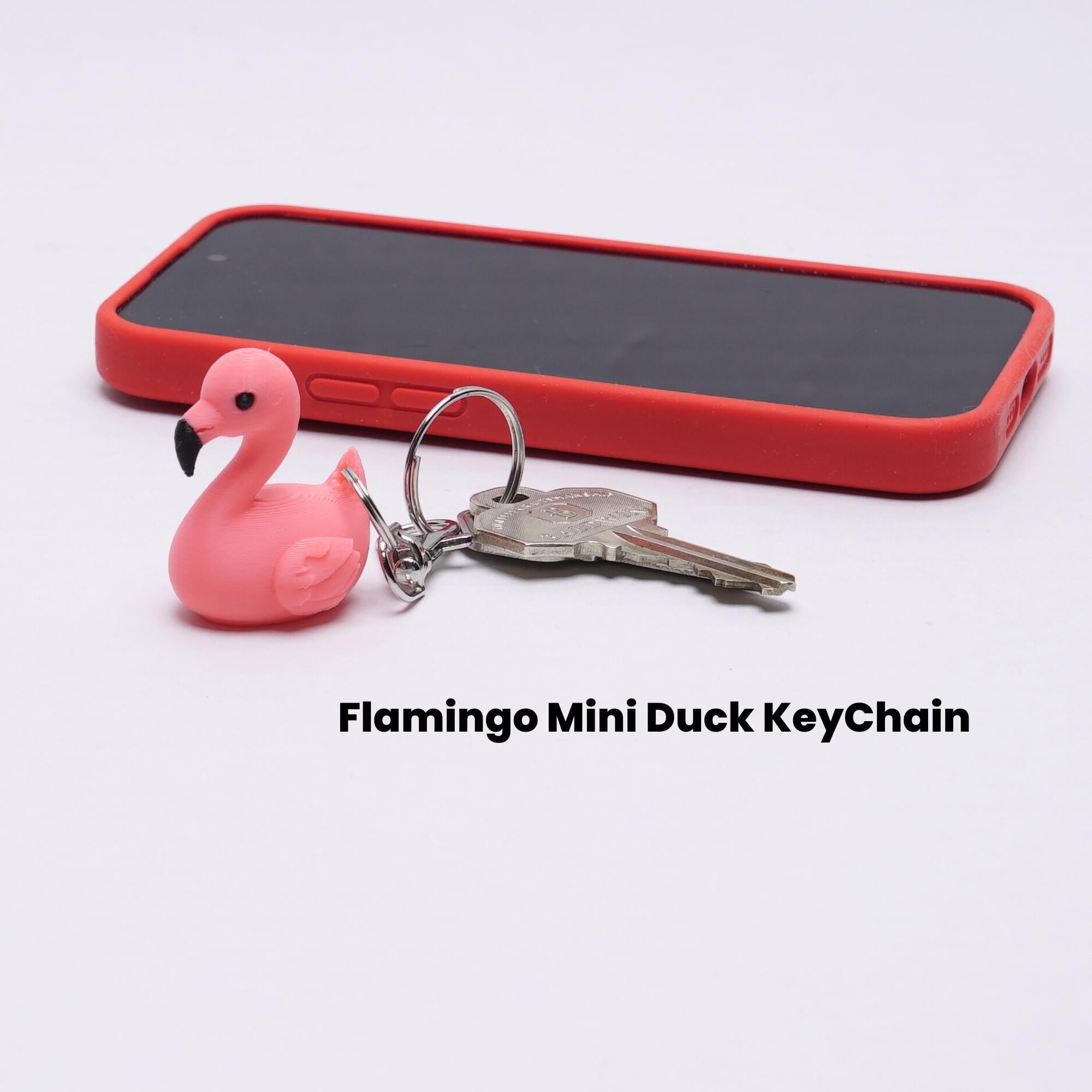 Mini Duck Keychain | Cute Bag Charm, Backpack Zipper Pull, Cruise Souvenir & Ducking Gift