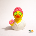 Spa Duck - Cruise Hide Seek Game Gift Bon Voyage Present Self-Care Relaxation Bathroom Decor