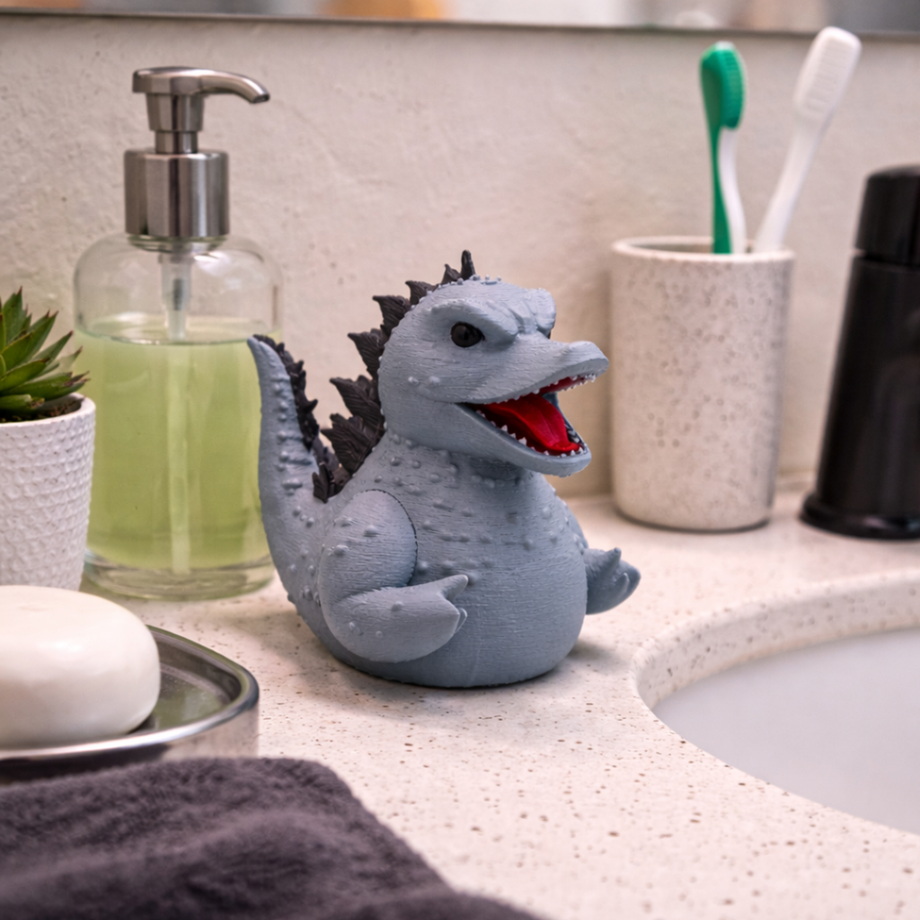 Godzilla Dashboard Duck — 4x4 Kaiju Collectible & Sensory Fidget Toy