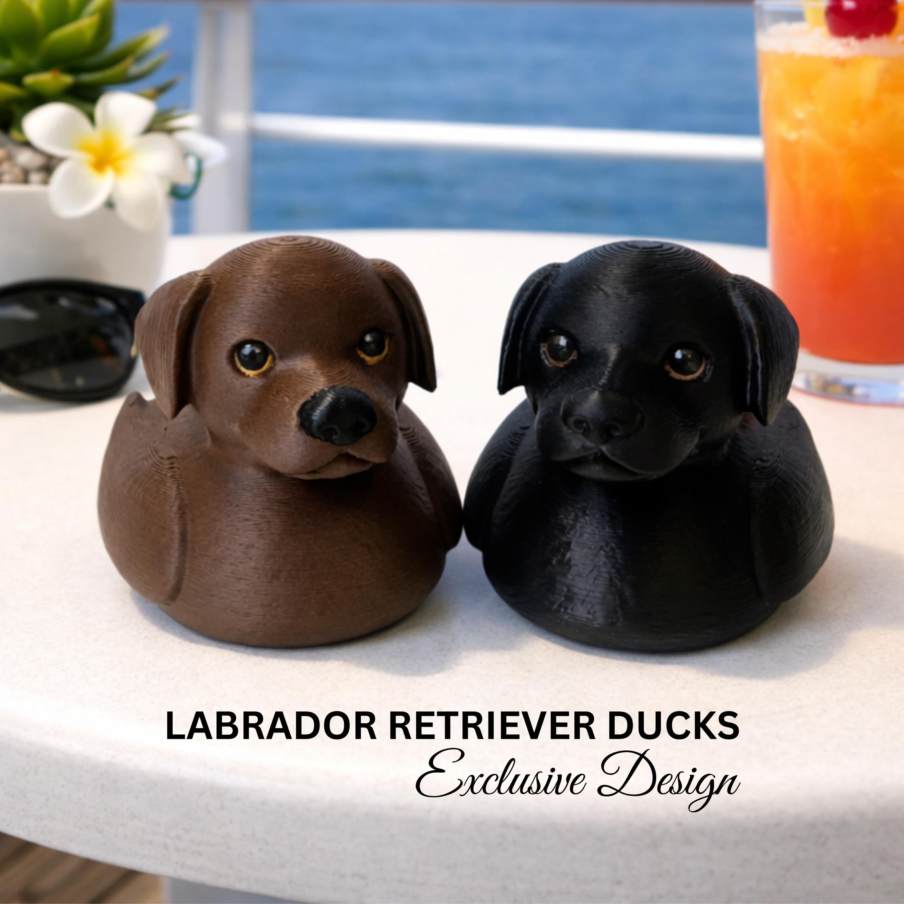 Labrador Cruise Duck Hide Seek Jeep Ducking Party Favor Gifts Him Birthday Present Bon Voyage Travel Enthusiast Gift Idea Chocolate Lab