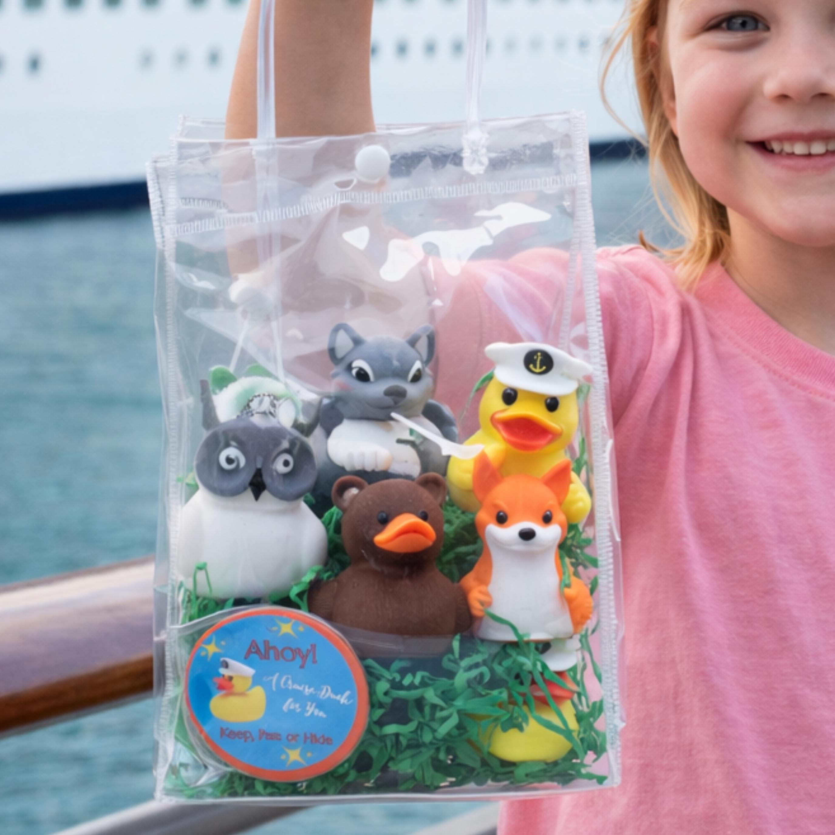 Alaska Cruise Duck Kit | 6 Wilderness-Themed Ducks, Hide & Seek Game & Vacation Souvenir