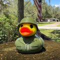 Military Duck | Patriot Gift, Boot Camp Graduation, Dashboard Decoration & 4x4 Ducking Accessory