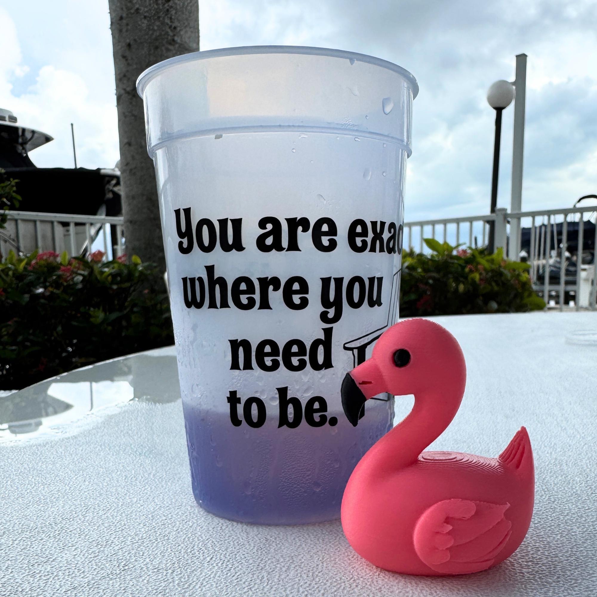 Flamingo Duck - Cruise Hide Seek Game & 4x4 Ducking Gift Dashboard Decoration Tropical Vacation Souvenir