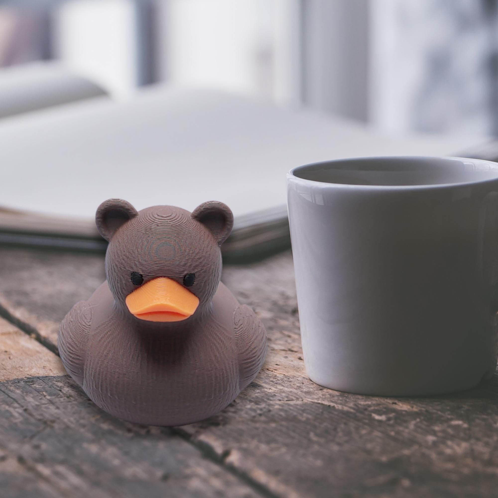 Bear Duck | 4x4 Ducking & Cruise Hide & Seek Gift, Woodland Party Favor & Alaska Souvenir