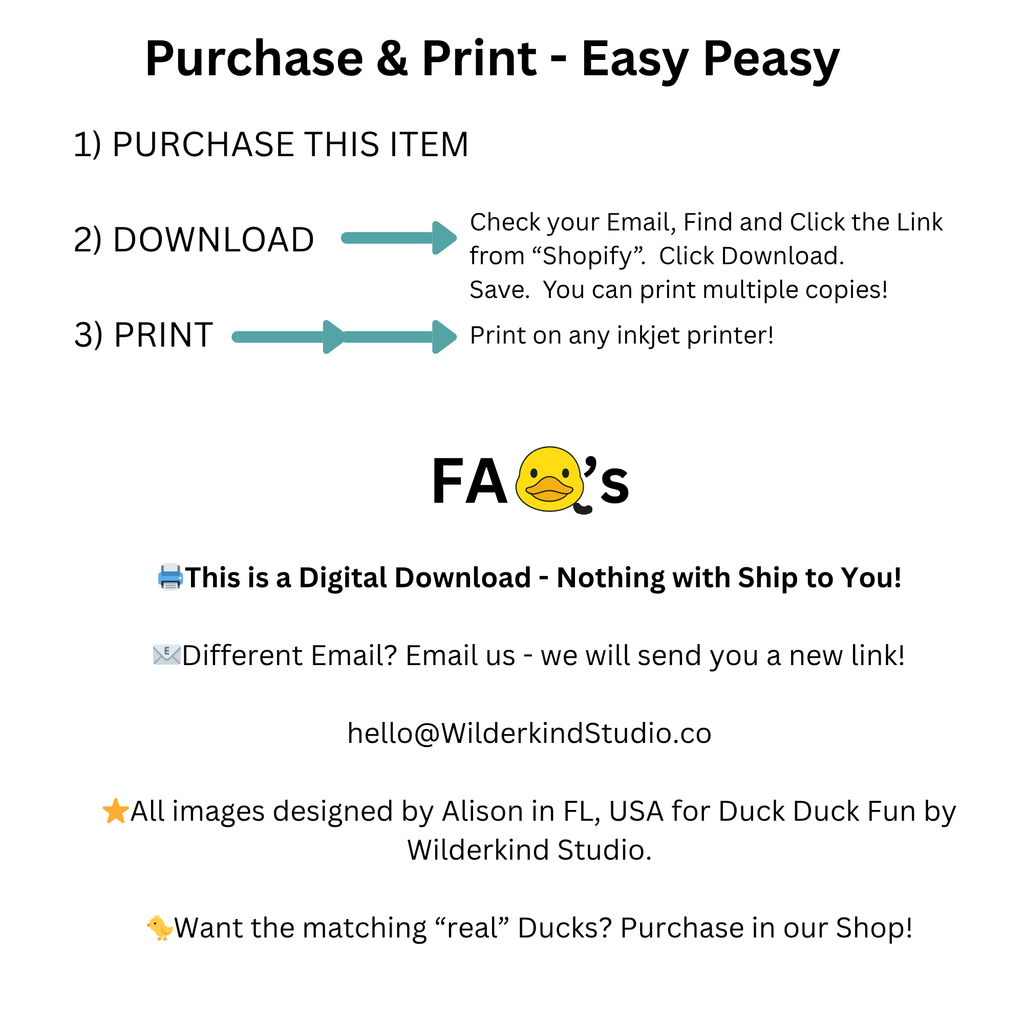 Cruise Duck Coloring Book | Printable Kids Activity, Family Fun & Vacation Memory Keepsake