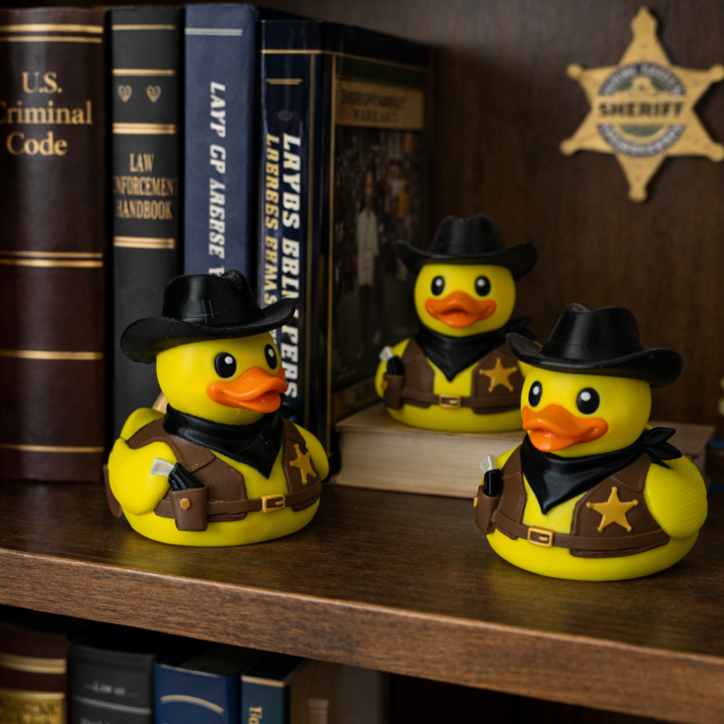 Cruise Duck Game – Cowboy Sheriff Hide & Seek Activity Cabin Entertainment Souvenir