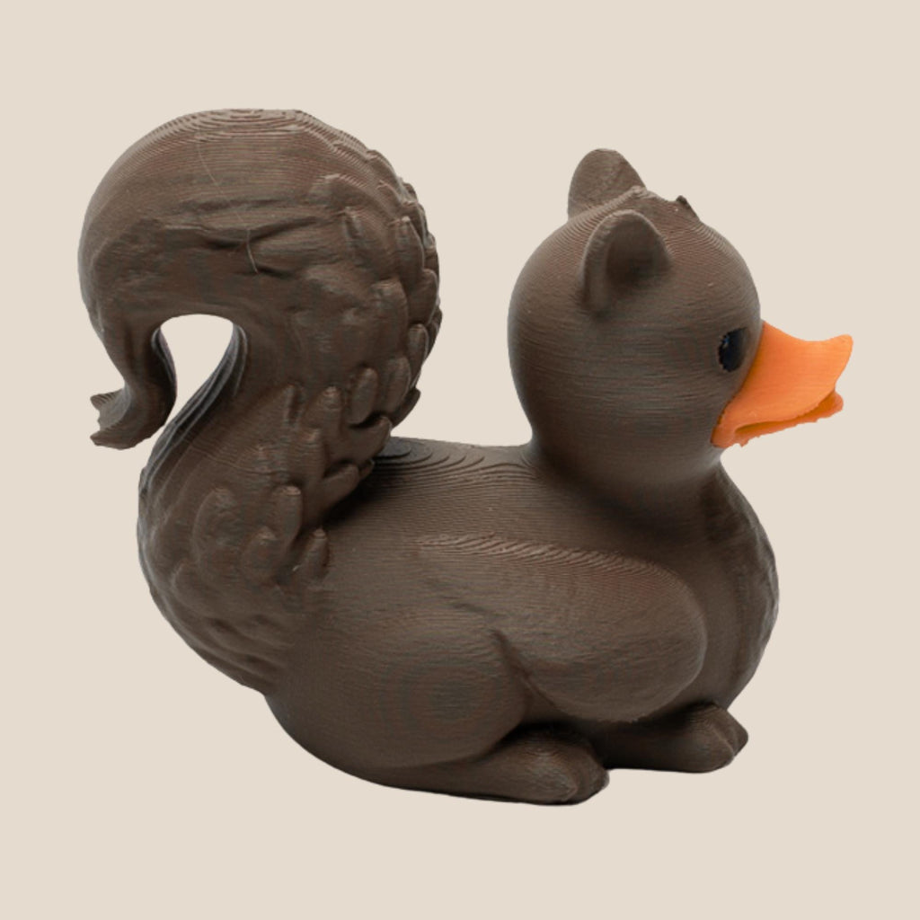 Squirrel Duck - 4x4 Ducking Gift Dashboard Decoration Woodland Animal Nature Theme Cabin Decor Trail Rider