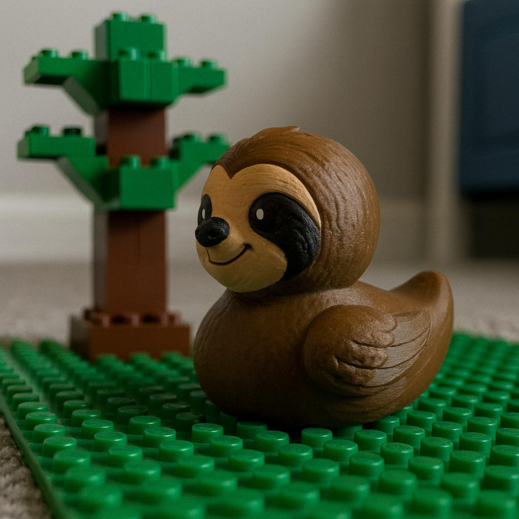 Sloth Duck | 4x4 Ducking & Cruise Hide & Seek Gift, Desk Accessory & Funny Animal Decor