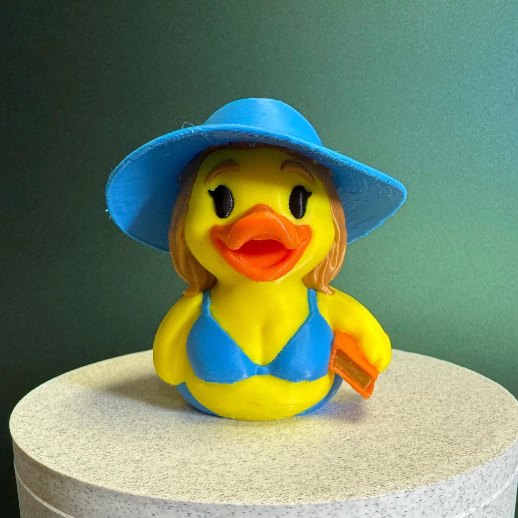 Bikini Duck - Cruise Hide Seek Game Gift Bon Voyage Present Book Lover Sunbathing Vacation Souvenir