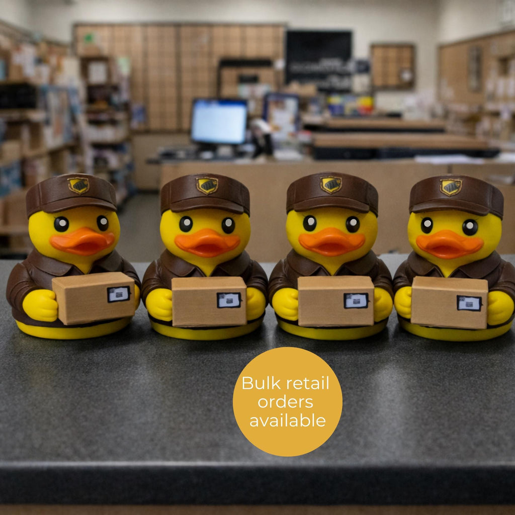 Delivery Driver Duck | 4x4 Ducking & Cruise Hide & Seek Gift, Dashboard Buddy & Funny Driver Gift
