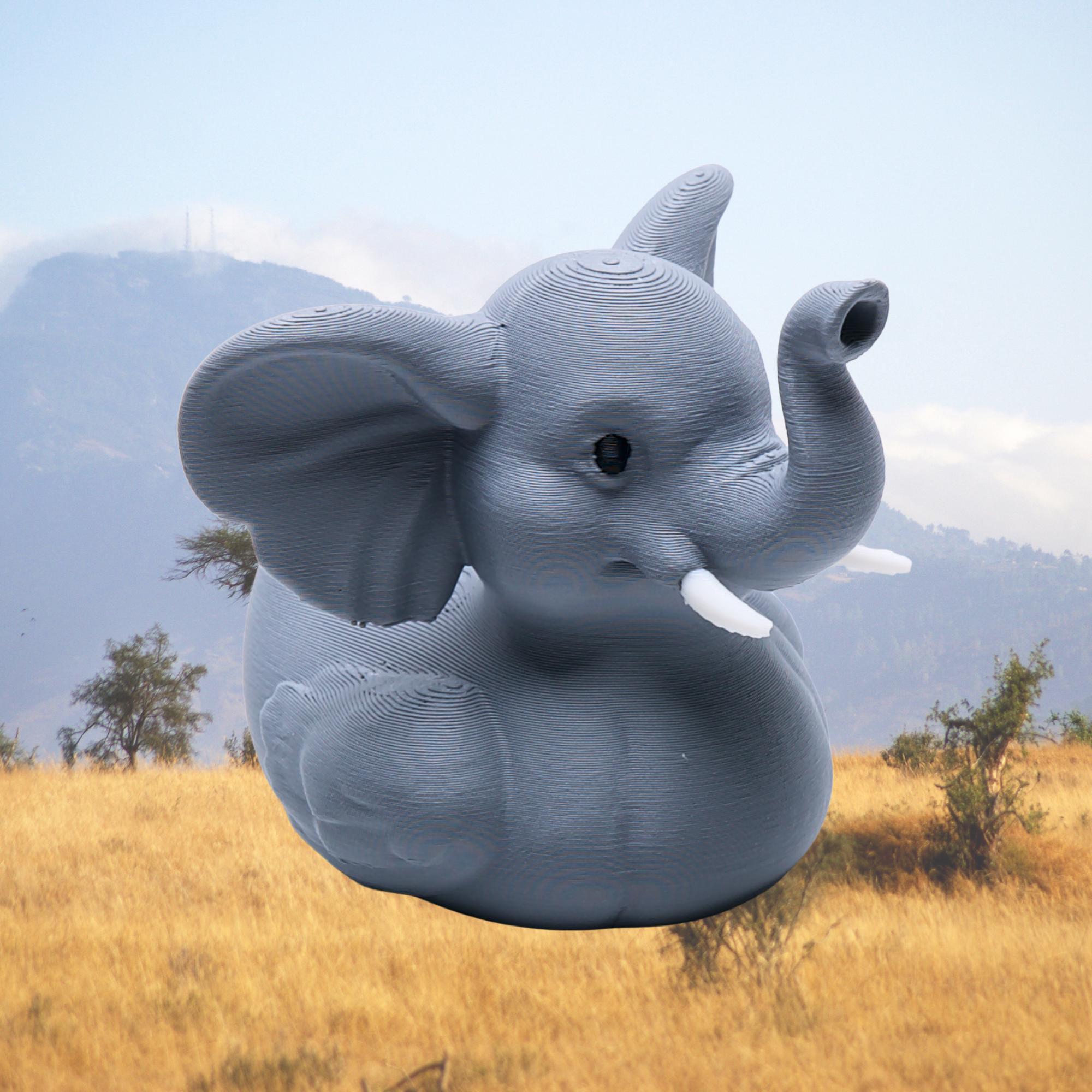 Elephant Duck - Cruise Hide Seek Game & 4x4 Ducking Gift Safari Animal Dashboard Decoration Vacation Souvenir