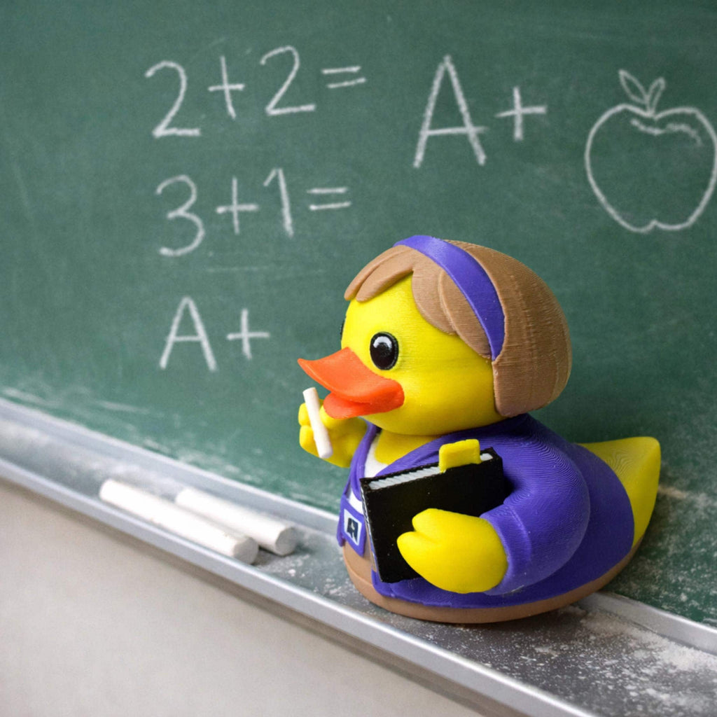 Teacher Duck | Teacher Appreciation Gift, Classroom Decor, 4x4 Ducking & Cruise Hide & Seek