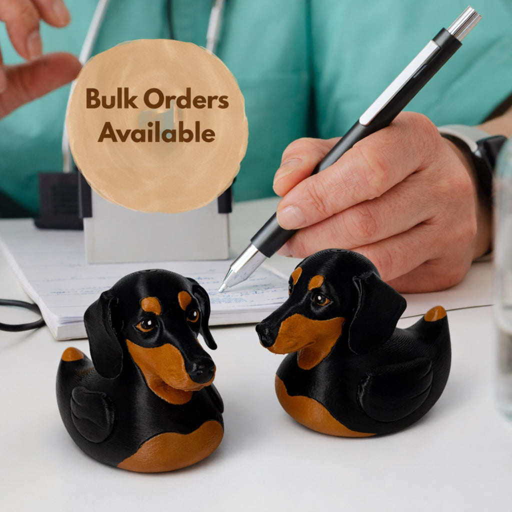 Dachshund Duck Doxie Dashboard Ducking Figure Dog Enthusiast Toy Breeder Thank You Gift for Dachshund Lovers Jeep-Style Vehicle Dash Decor