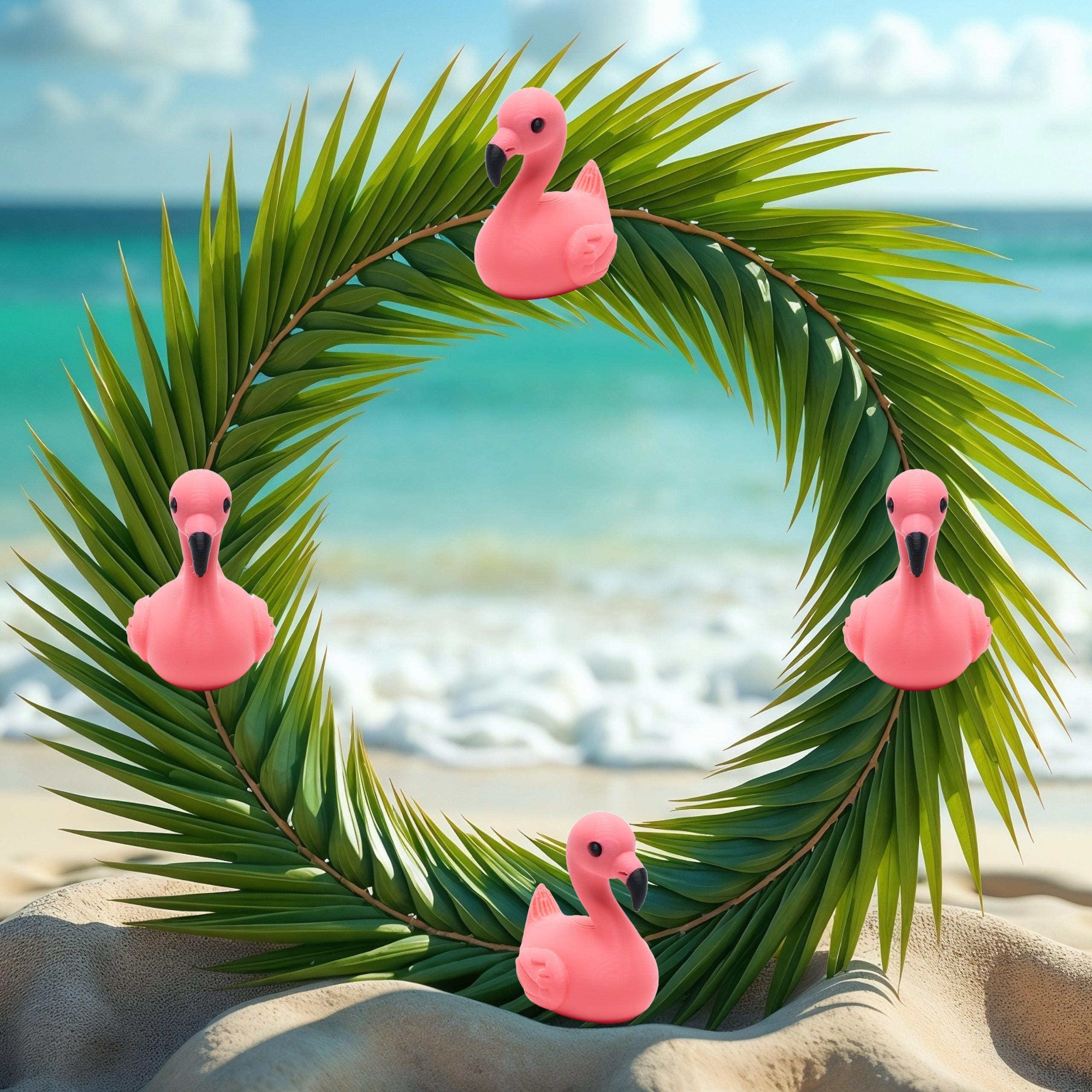 Flamingo Duck - Cruise Hide Seek Game & 4x4 Ducking Gift Dashboard Decoration Tropical Vacation Souvenir