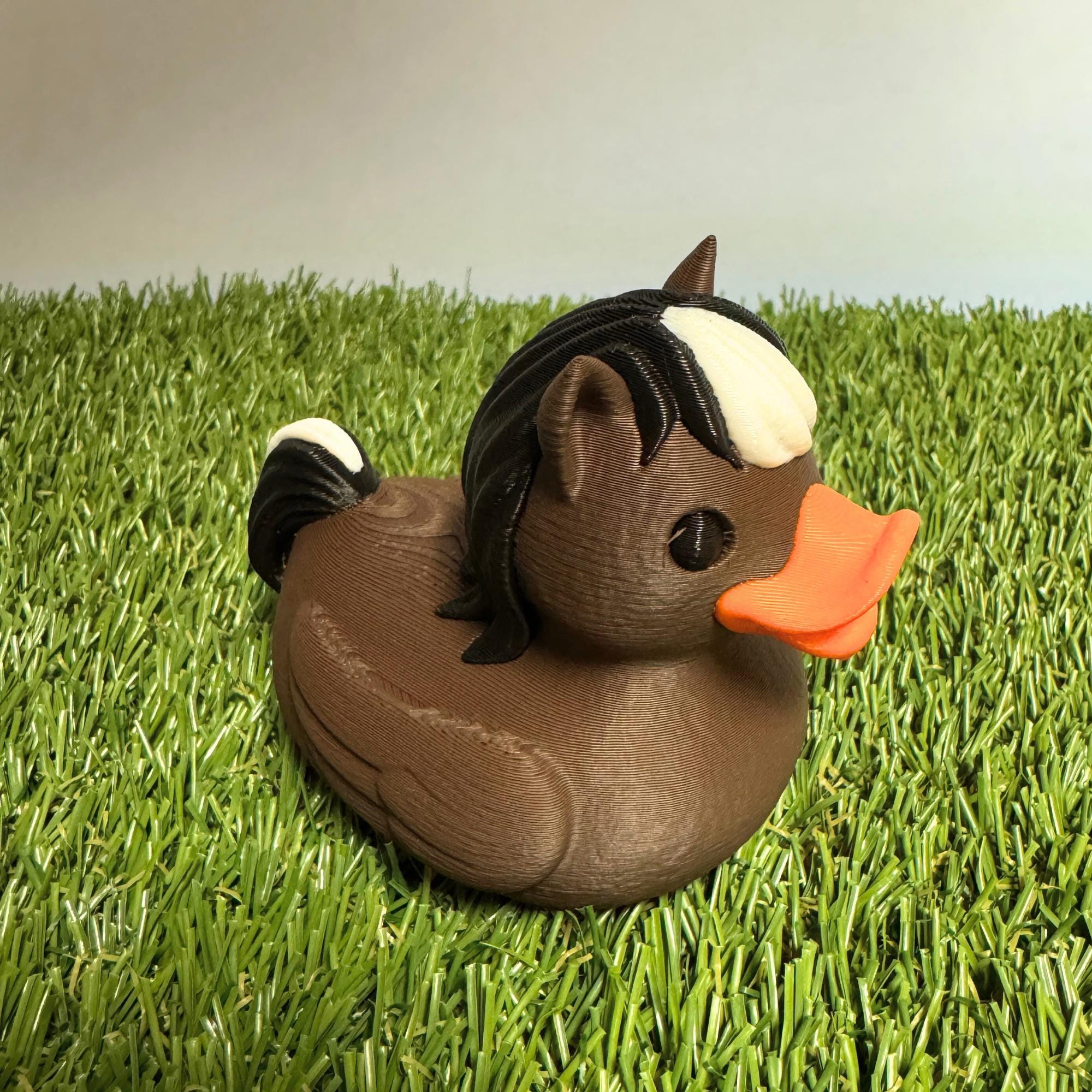Horse Duck - Farm Animal Gift & 4x4 Ducking Dashboard Decoration Western Rodeo Party Favor Country Decor